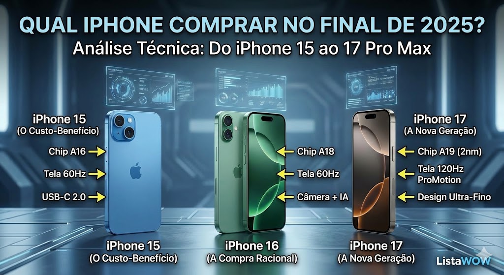Qual iPhone 17 é o Ideal para Você? (Guia Definitivo de Compra 2025)